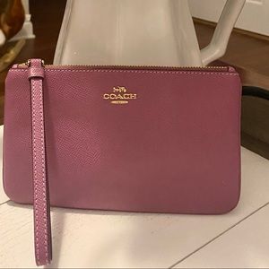 Coach wristlet- light purple